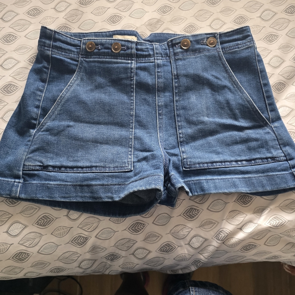Pilcro Jean Shorts High-Waisted - Picture 3 of 5